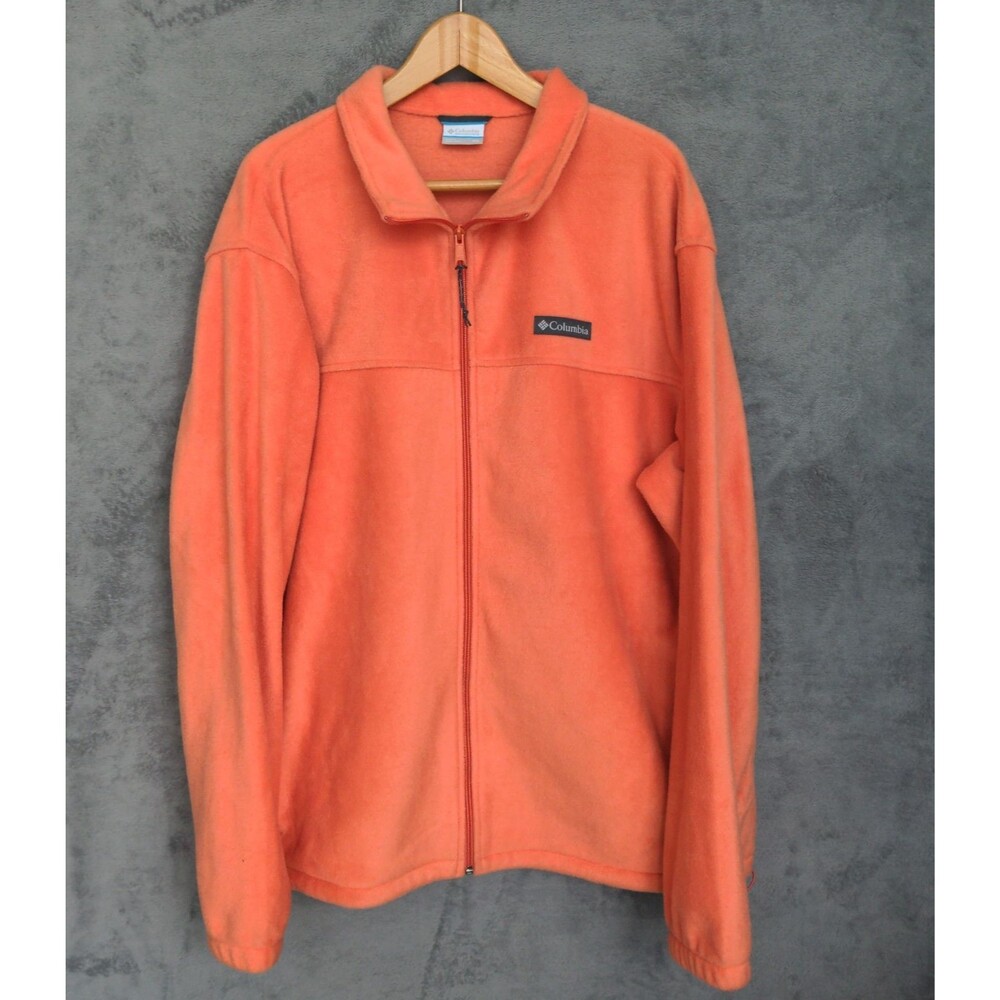 NWOT Columbia Steens Mountain 2.0 Full Zip Fleece Jacket Men's XXL Orange